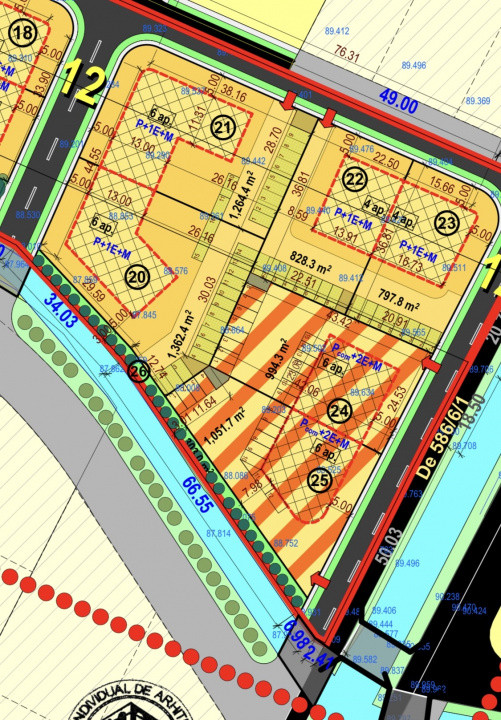 Parcele teren pentru blocuri, cu autorizatie de construire - Mosnita Noua  2, foxfort.ro
