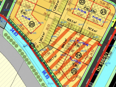Parcele teren pentru blocuri, cu autorizatie de construire - Mosnita Noua  imagine mica 2, foxfort.ro