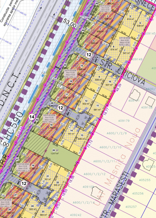 Parcele teren de vanzare, pentru case - Mosnita Noua  1, foxfort.ro