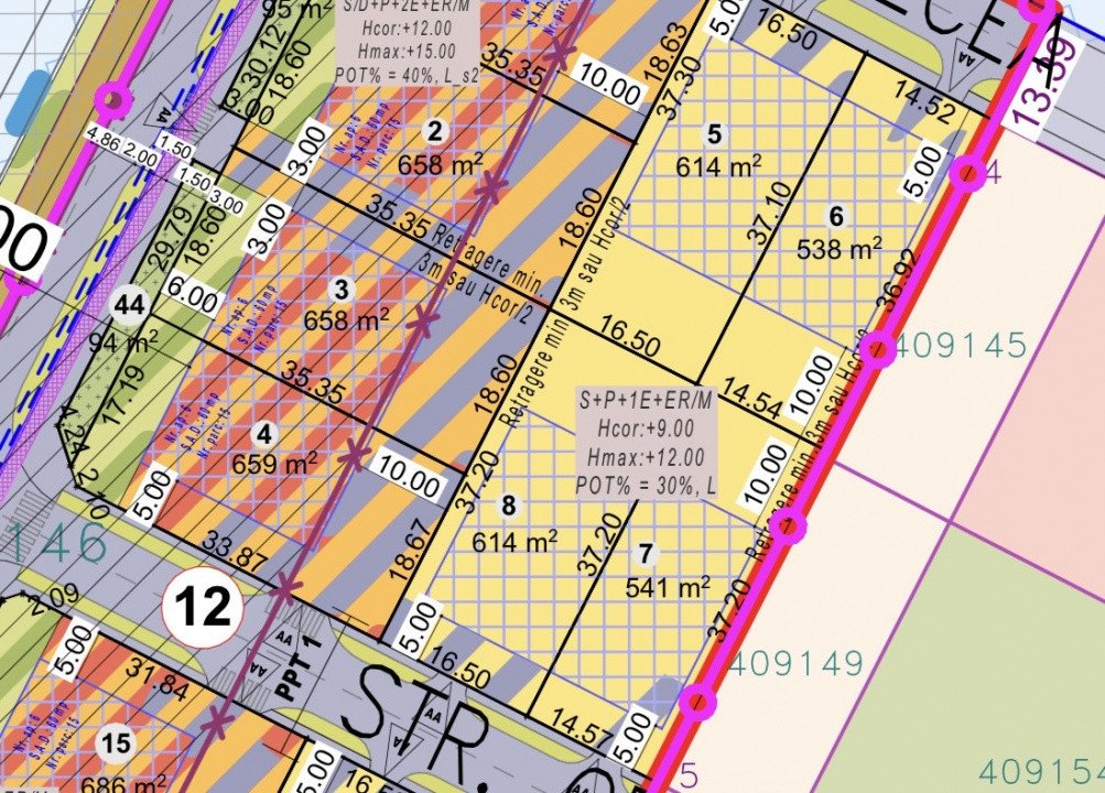 Parcele teren de vanzare, pentru case - Mosnita Noua  2, foxfort.ro