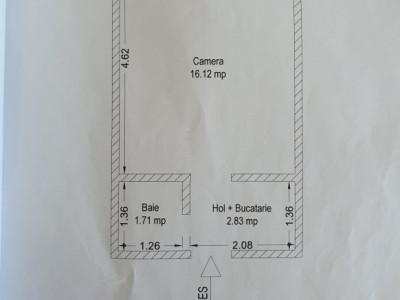 COMISION 0% Apartament cu o camera de 20 mp, zona Steaua imagine mica 7, foxfort.ro
