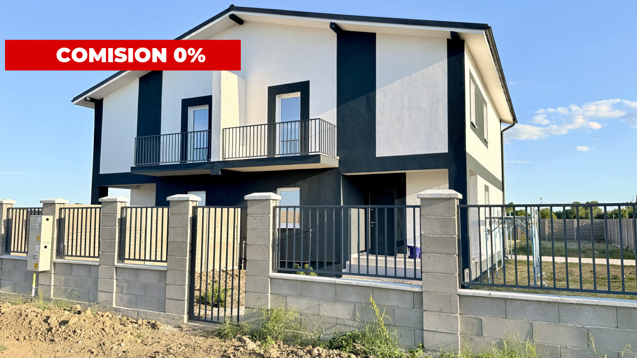 Comision 0% Duplex de vanzare, 4 camere, teren 400 mp - Mosnita Noua 1, foxfort.ro