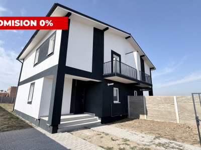 Comision 0% Duplex de vanzare, 4 camere, teren 410 mp - Mosnita Noua