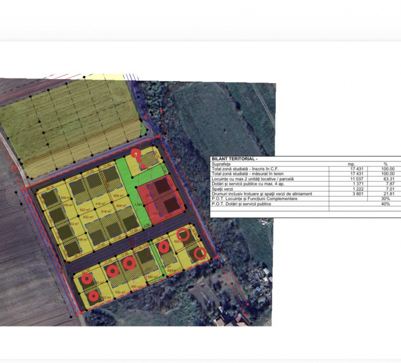 Parcele de teren, intre 502 si 622 mp cu utilitati - Bucovat 1, foxfort.ro