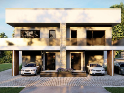 Duplex deosebit cu 4 camere si carport, perete dublu, in Dumbravita