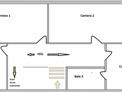 Duplex cu 5 camere de vanzare in localitatea Mosnita Noua imagine mica 22, foxfort.ro