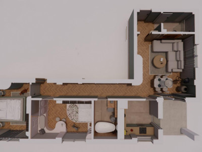 Apartament cu 3 camere, 74 mp utili - Zona Lipovei imagine mica 8, foxfort.ro