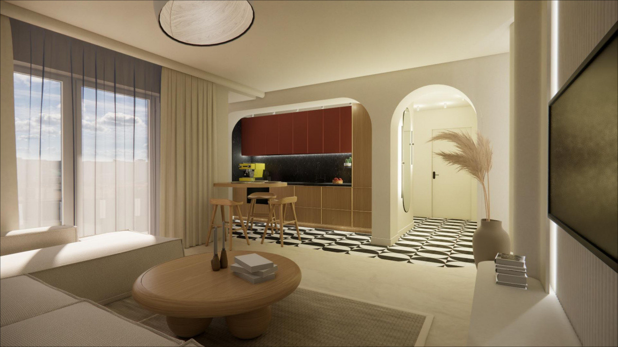 Apartament cu 2 camere, 53 mp utili - Zona Lipovei 2, foxfort.ro