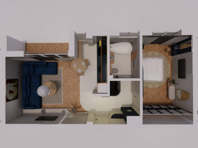 Apartament cu 2 camere, 53 mp utili - Zona Lipovei imagine mica 8, foxfort.ro