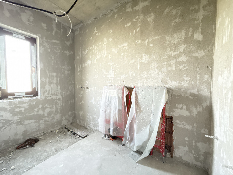 Casa cu 4 camere, interior la gri si exterior la rosu in Sacalaz 13, foxfort.ro