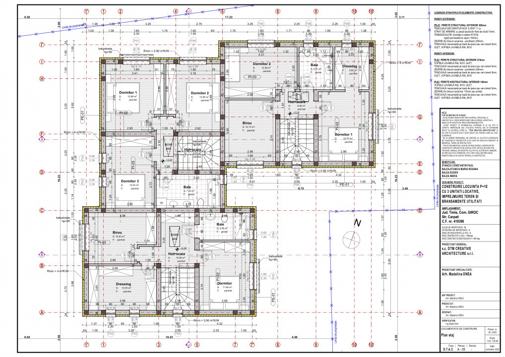 Proiect modern in stil mediteranean cu 4 camere - Giroc 13, foxfort.ro