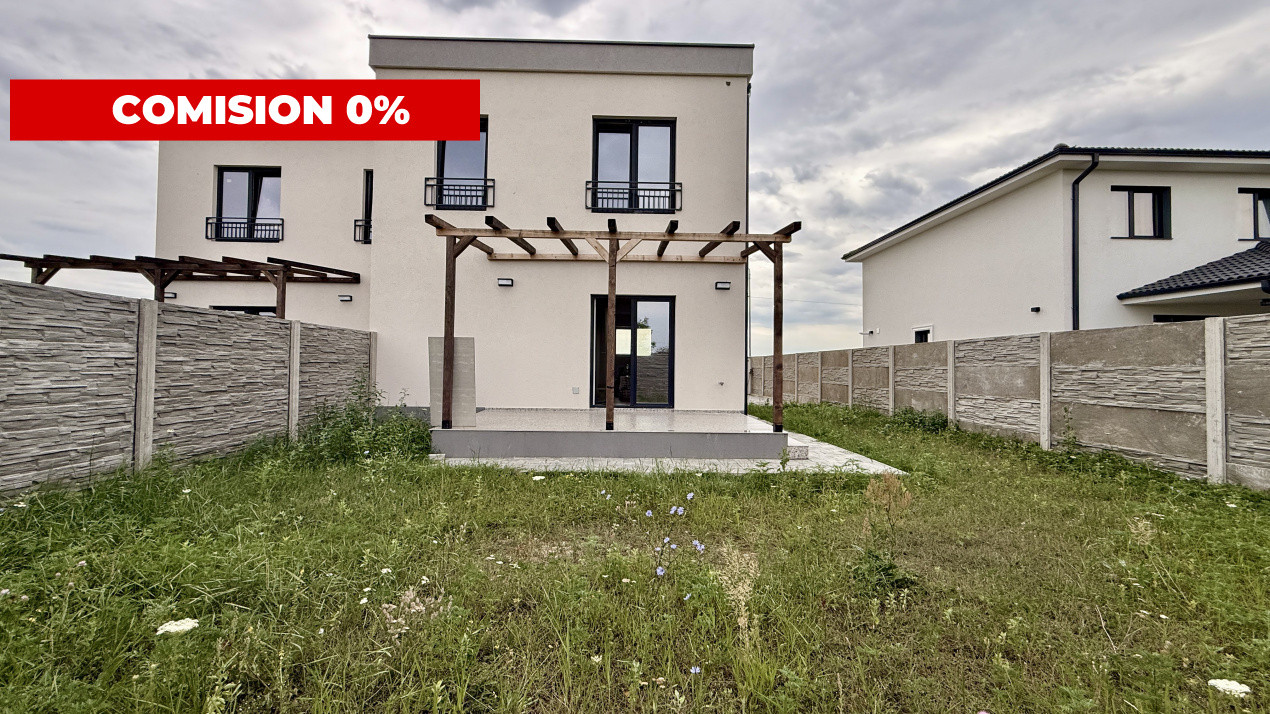 Duplex modern, predare la cheie, toate utilitatile - asfalt - Mosnita  1, foxfort.ro