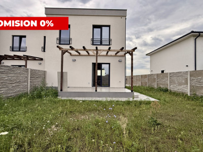 Duplex modern, predare la cheie, toate utilitatile - asfalt - Mosnita 