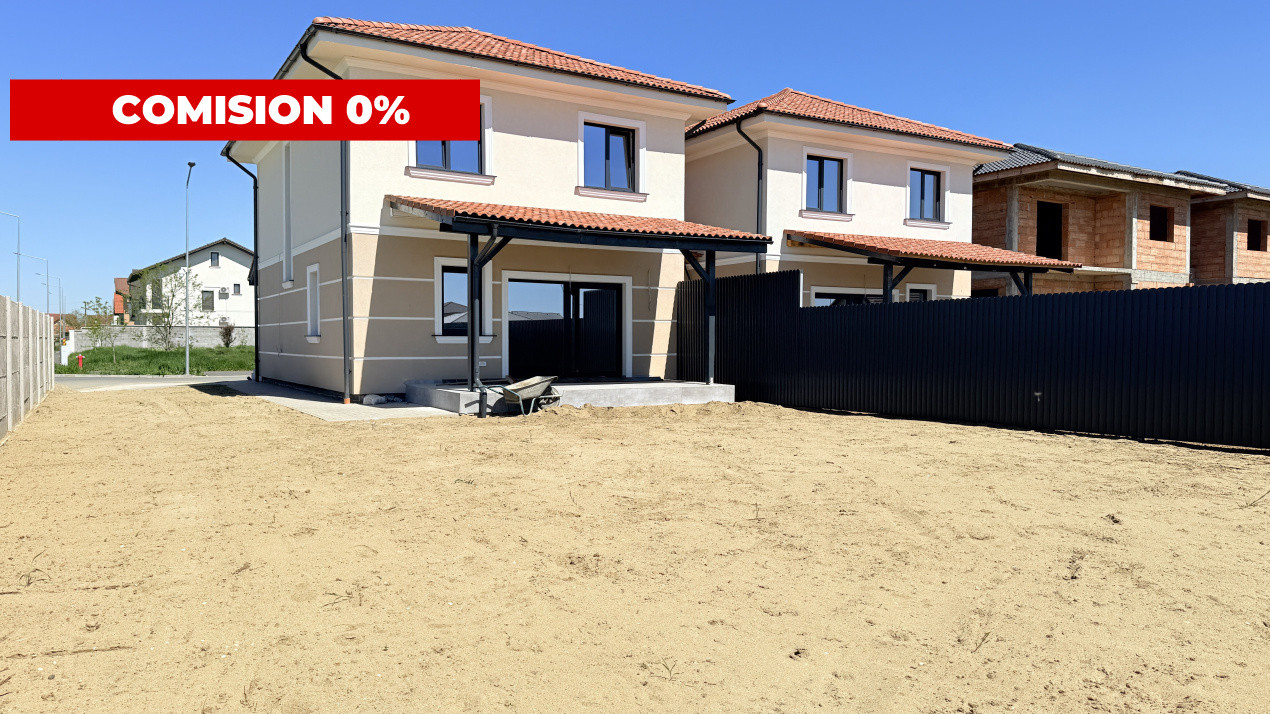 Duplex cu 5 camere de 128 mp utili si teren de 410 mp, zona Giarmata Vii 1, foxfort.ro