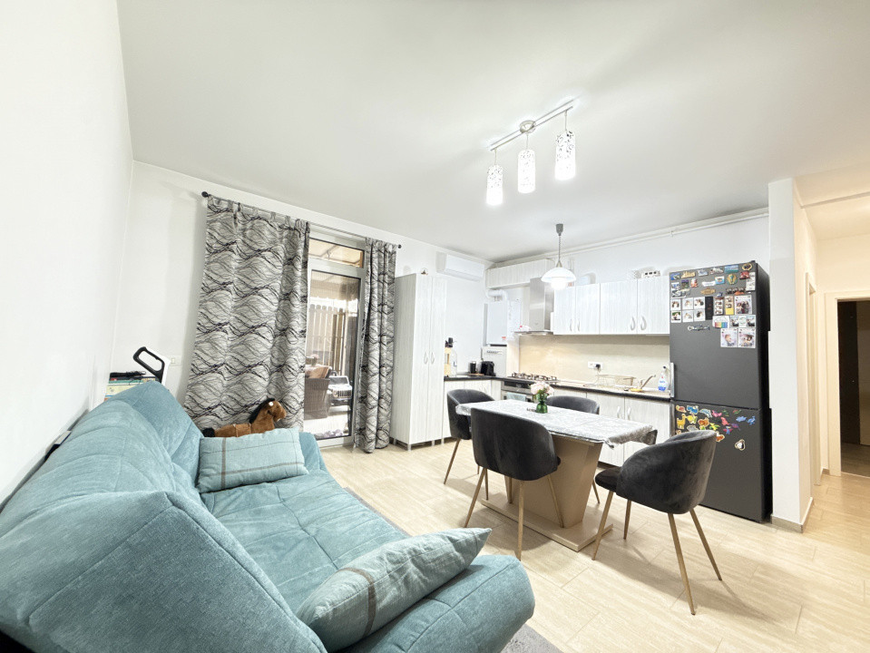 Apartament cu 2 camere, terasa, curte si loc parcare in Dumbravita 1, foxfort.ro