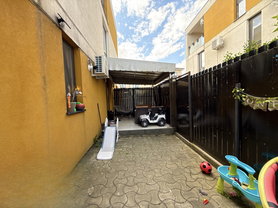 Apartament cu 2 camere, terasa, curte si loc parcare in Dumbravita 27, foxfort.ro