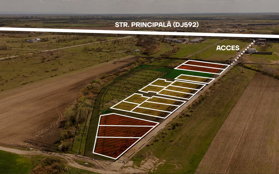 Parcele de vanzare cu toate utilitatile - Mosnita Noua 2, foxfort.ro
