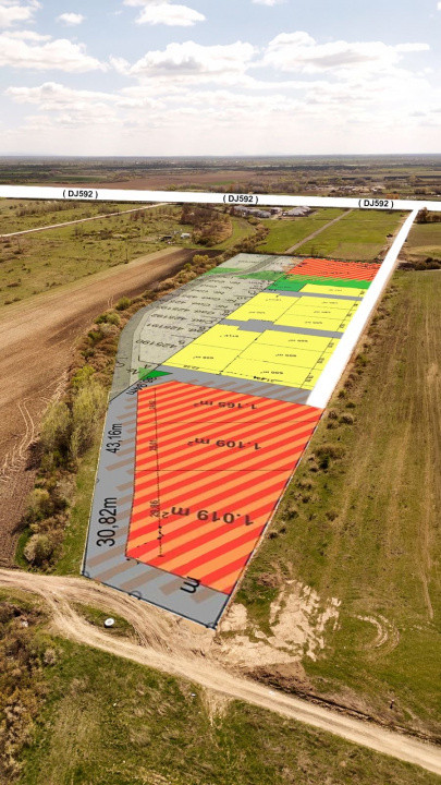 Parcele de vanzare pentru blocuri, cu toate utilitatile - Mosnita Noua 4, foxfort.ro