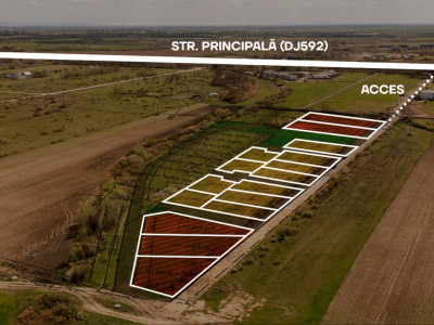 Parcele de vanzare pentru blocuri, cu toate utilitatile - Mosnita Noua