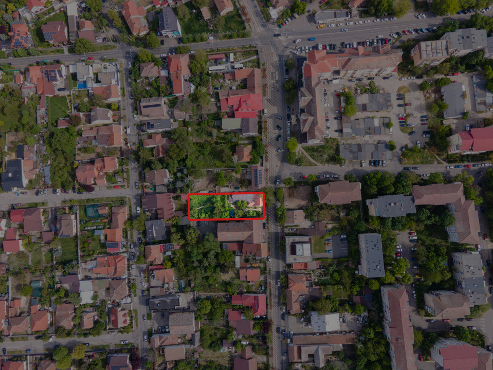 Casa cu teren 987 mp, 18 m front stradat, strada Drubeta 3, foxfort.ro