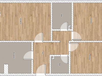 Apartament 3 camere Malul Muresului | 2 bai | 2 balcoane imagine mica 3, foxfort.ro