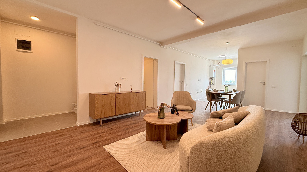 Apartament de vanzare, 2 camere, mobilat si utilat - Mosnita Noua 2, foxfort.ro