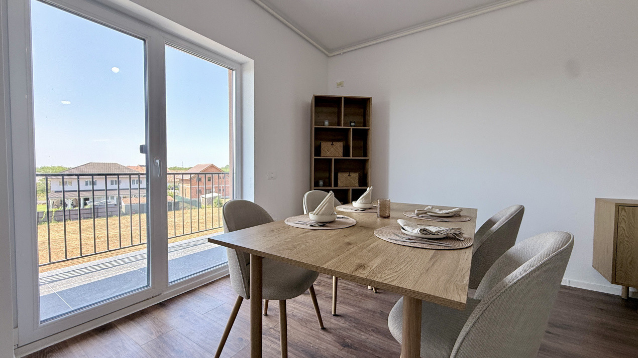 Comision 0% Apartament de vanzare, 2 camere + doua terase - Mosnita Noua 5, foxfort.ro