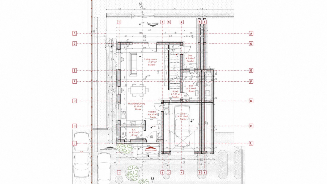 Duplex premium cu garaj, terase generoase – Sacalaz 3, foxfort.ro