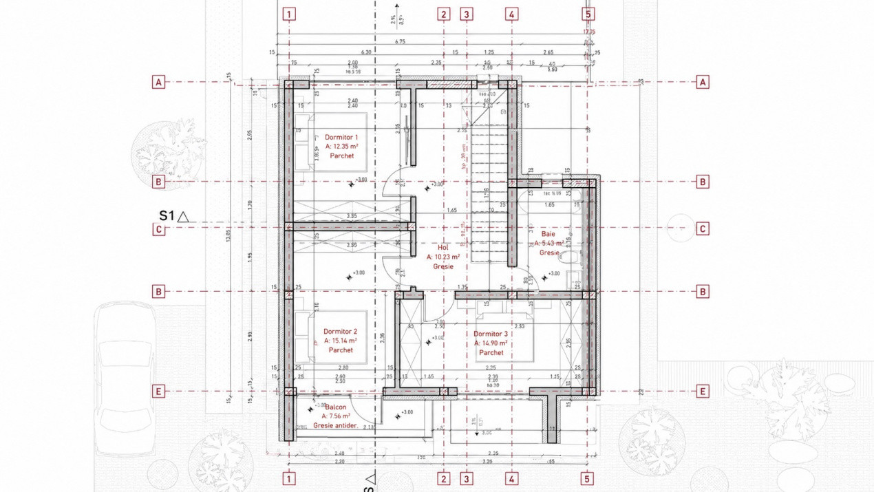 Duplex premium cu garaj, terase generoase – Sacalaz 4, foxfort.ro