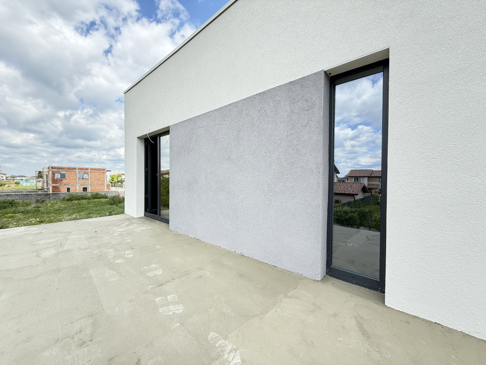 Duplex premium cu garaj, terase generoase – Sacalaz 21, foxfort.ro