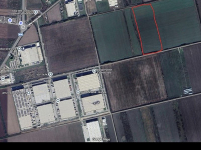 Teren de vanzare zona VGP Park, 23.020 mp, front stradal 58 ml - Ghiroda