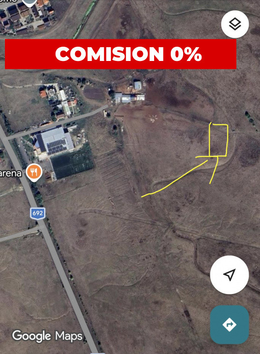 Comision 0% Vanzare parcela de teren 898 mp Sanandrei - Biarena 1, foxfort.ro