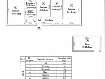 Apartament 4 camere, etaj 1, centrala proprie, zona Dacia imagine mica 9, foxfort.ro