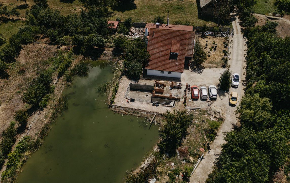 Casa individuala cu 8 camere si lac cu pesti, teren 4424 mp - Jebel 33, foxfort.ro