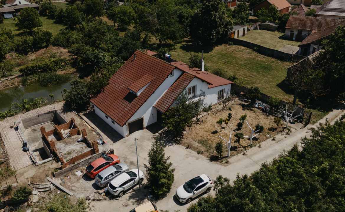 Casa individuala cu 8 camere si lac cu pesti, teren 4424 mp - Jebel 34, foxfort.ro