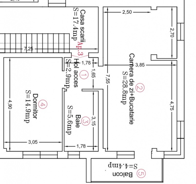 Apartament de vanzare, 2 camere - pozitie excelenta - Mosnita 8, foxfort.ro