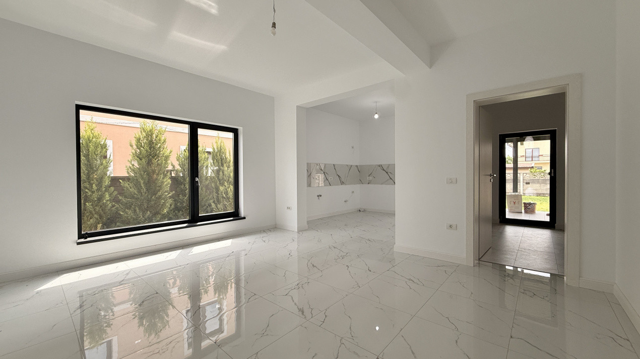 Duplex de vanzare, 3 camere + teren 330 mp, Mosnita Noua 3, foxfort.ro