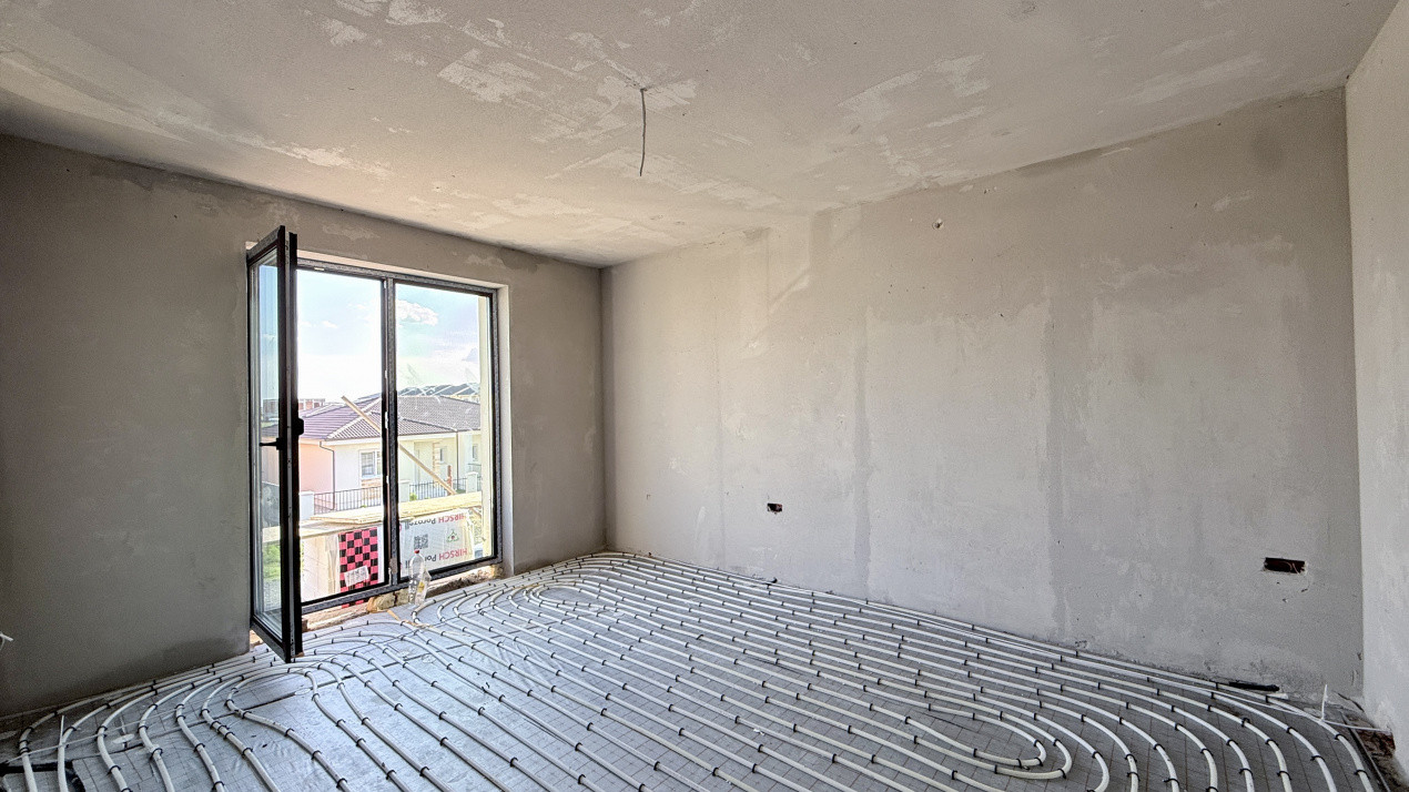 Duplex de vanzare, 4 camere despartit prin camera tehnica - Mosnita 13, foxfort.ro