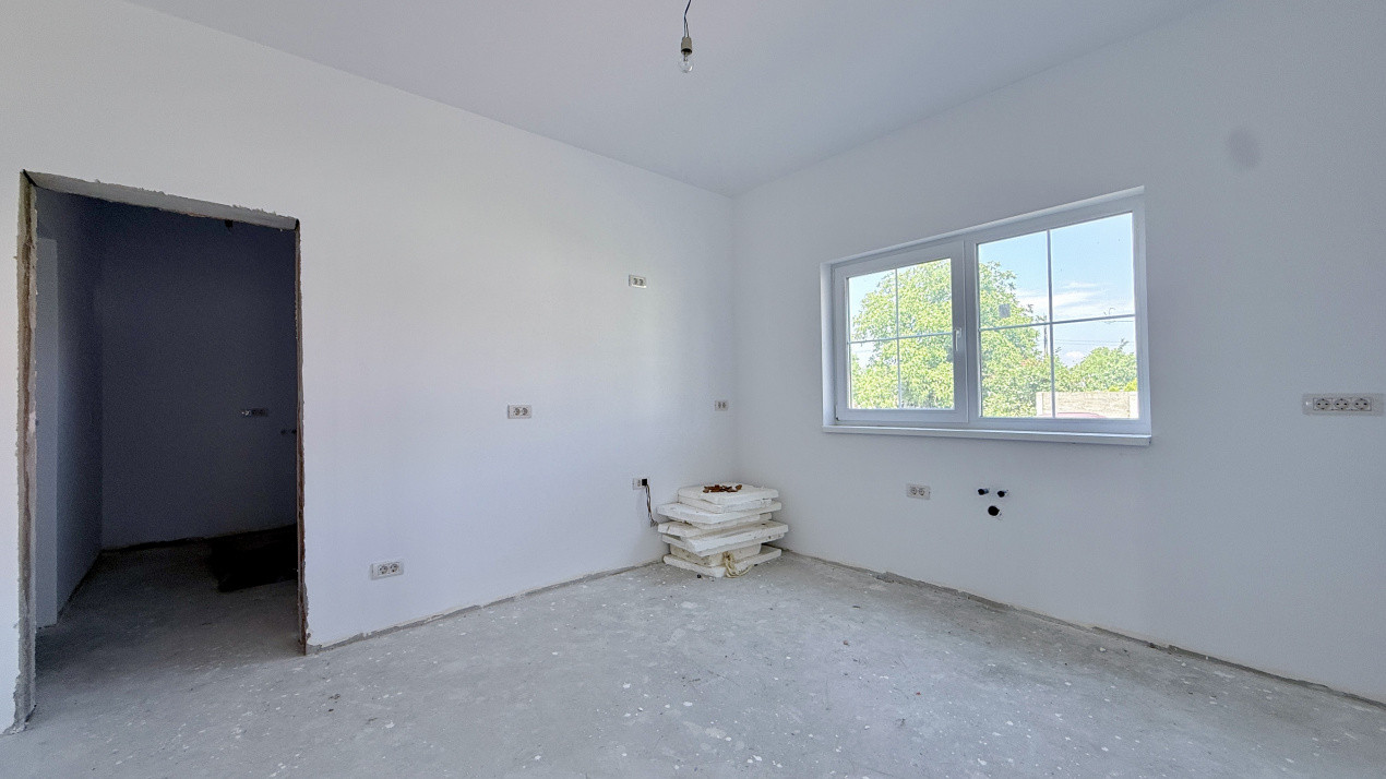Duplex de vanzare, 5 camere despartit prin garaj - Mosnita Veche 5, foxfort.ro