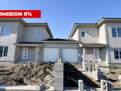 Comision 0% Duplex de vanzare, 5 camere despartit prin garaj - Mosnita Veche
