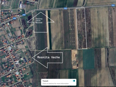 Teren de vanzare 15.100 mp, iesire la asfalt Mosnita Veche