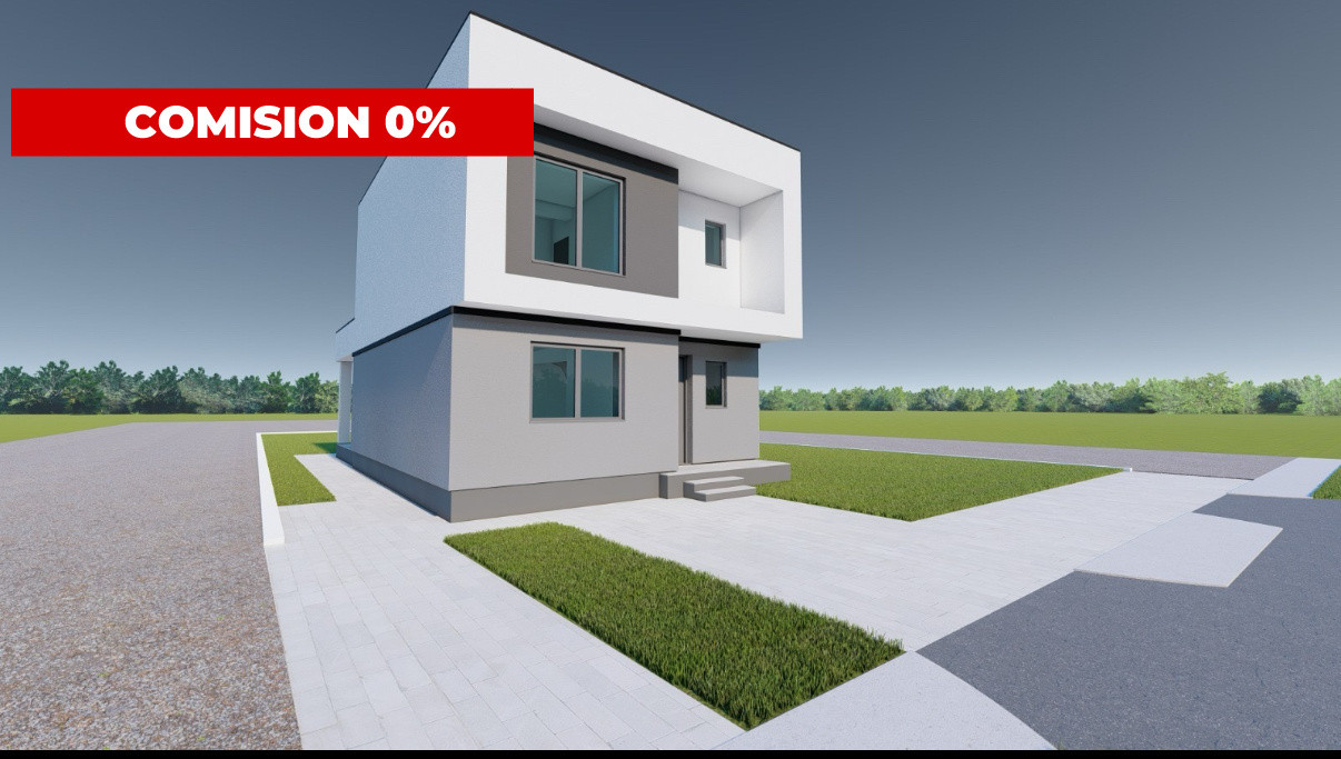 COMISION 0% Casa individuala cu 5 camere, 443 mp teren, de vanzare in Sanandrei 1, foxfort.ro