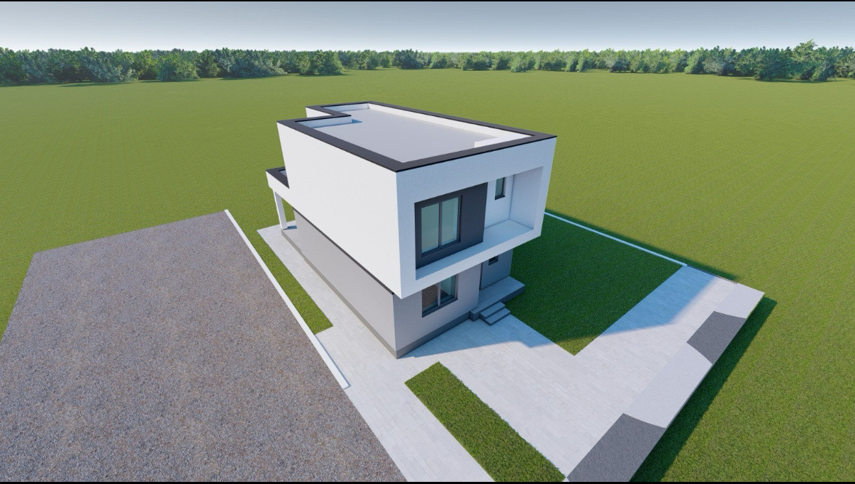 COMISION 0% Casa individuala cu 5 camere, 443 mp teren, de vanzare in Sanandrei 3, foxfort.ro