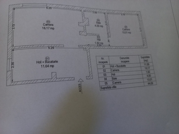 Apartament cu 2 camere | Centrala proprie | Zona Torontalului 9, foxfort.ro