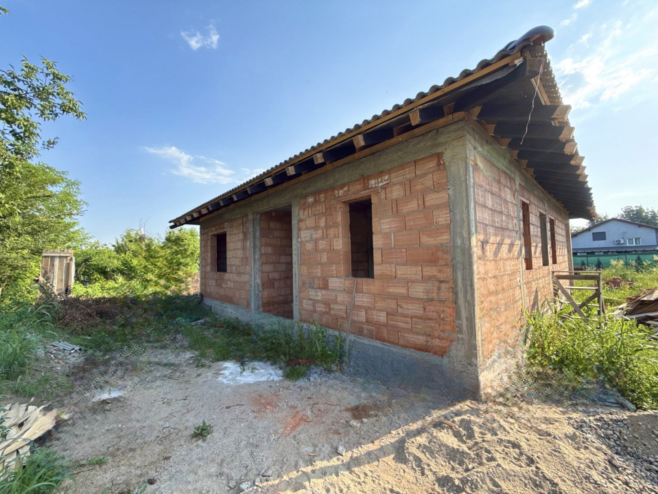Casa individuala cu 3 camere si 656 mp teren, de vanzare in Sanmihaiu Roman 3, foxfort.ro