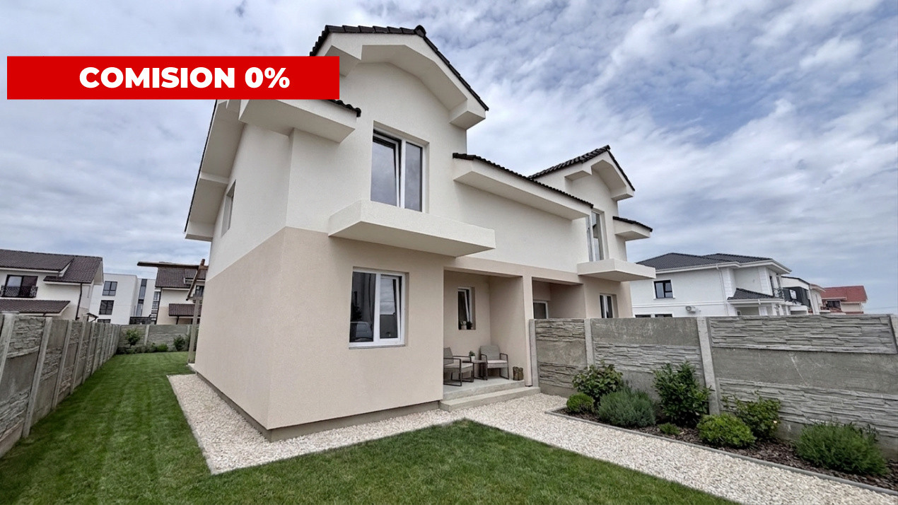 Comision 0% Duplex de vânzare 4 camere cu toate utilitatile Mosnita 1, foxfort.ro