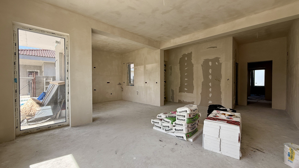 Duplex cu 3 camere si teren de 322 mp, toate utilitatile zona Mosnita Noua 3, foxfort.ro