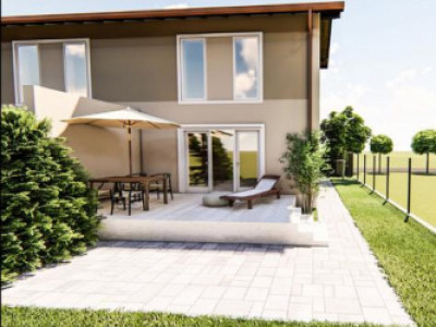 Duplex semifinisat, Săcălaz, vatra veche,,acces din asfalt, P +M, Toate Utilit.