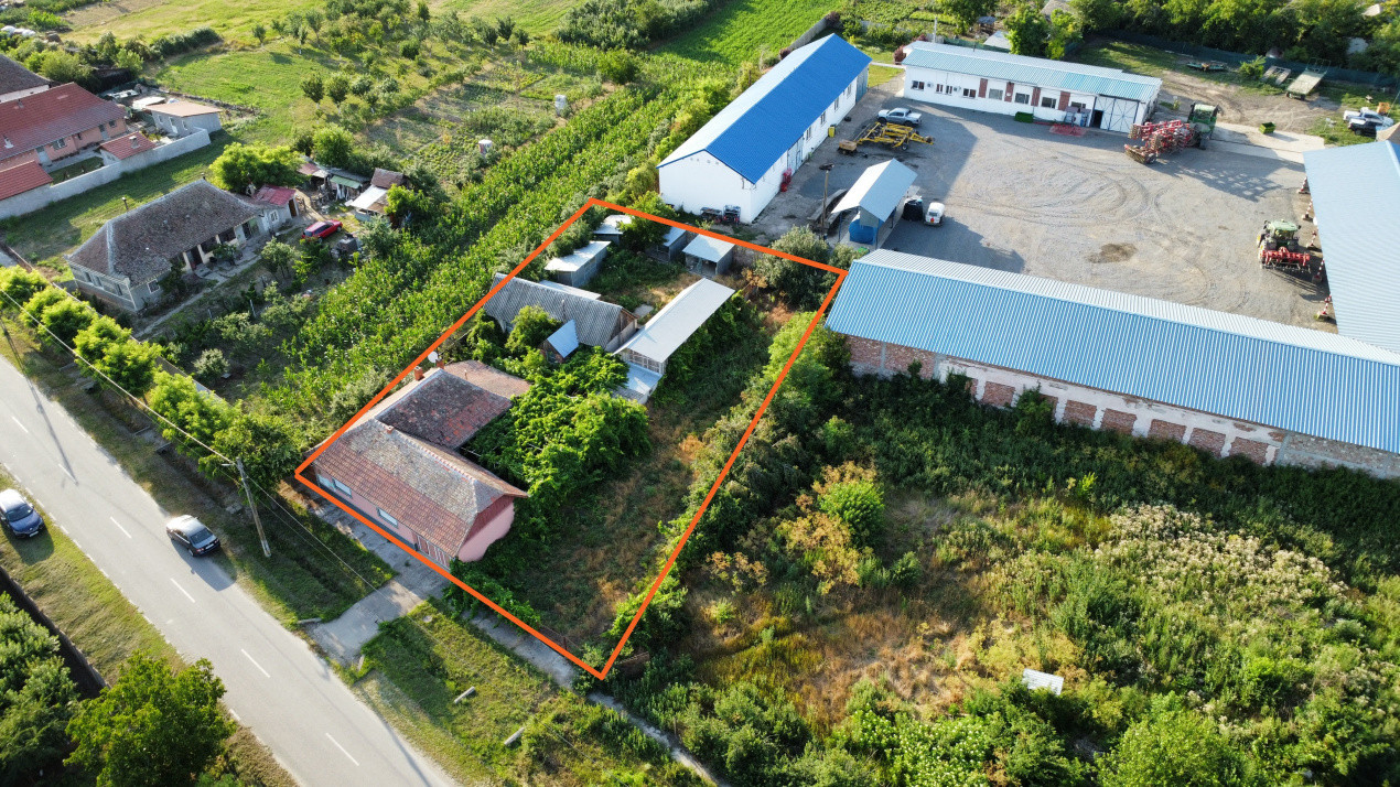 Casa individuala cu 3 camere, 130 mp utili, teren 1238 mp, in Livezile Timis 2, foxfort.ro
