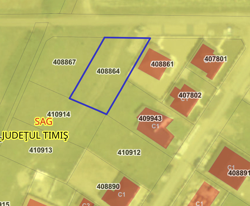 Teren intravilan cu utilitati, 642 mp, Sag 2, foxfort.ro